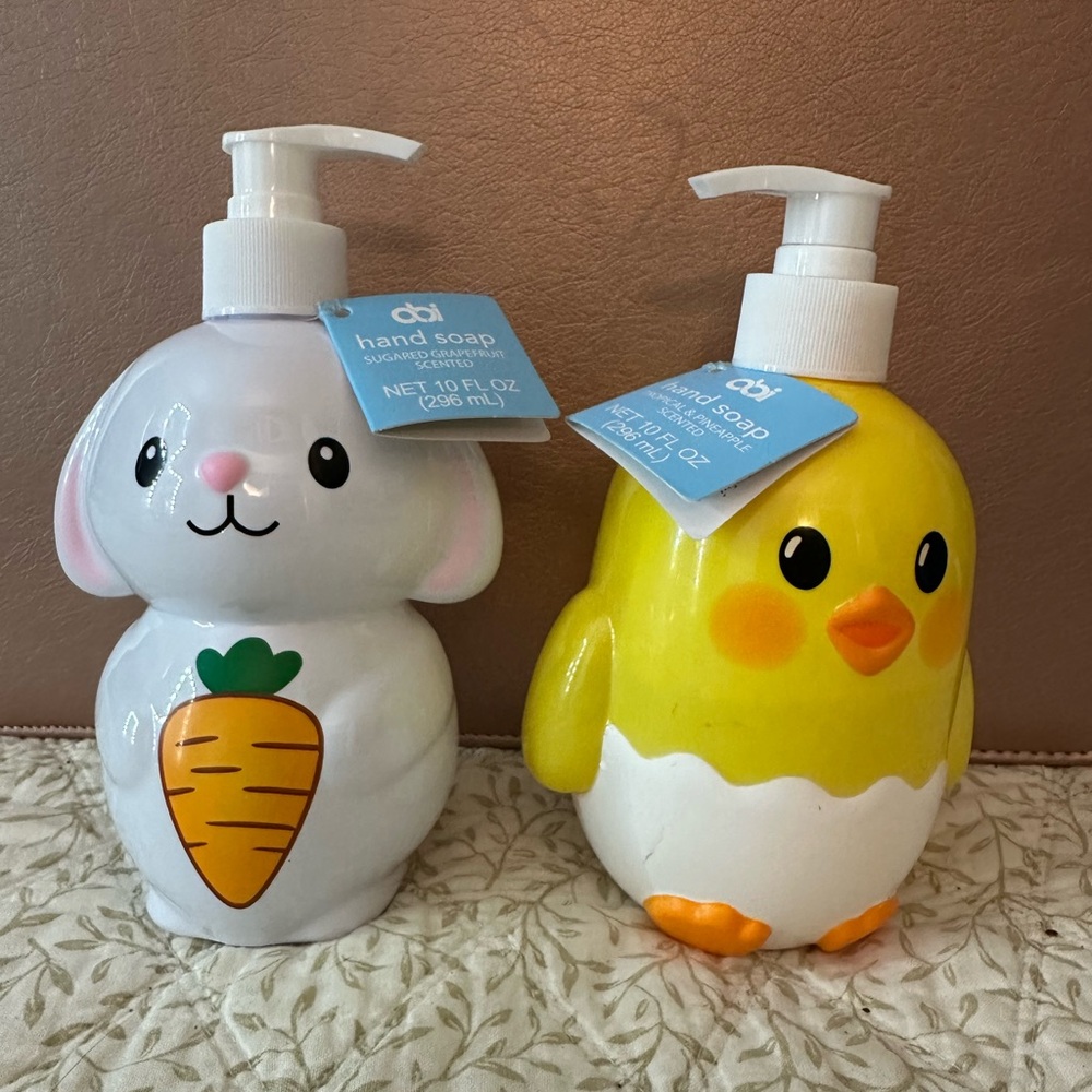 Kids Bunny Hand Soap Pump - White -